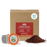 Love Grown Plastic-Free Coffee Pods, 100% Arabica Single-Serve Cups, Compostable, Non-GMO - Compatible with Keurig Coffee Pods Machines and K-Cup