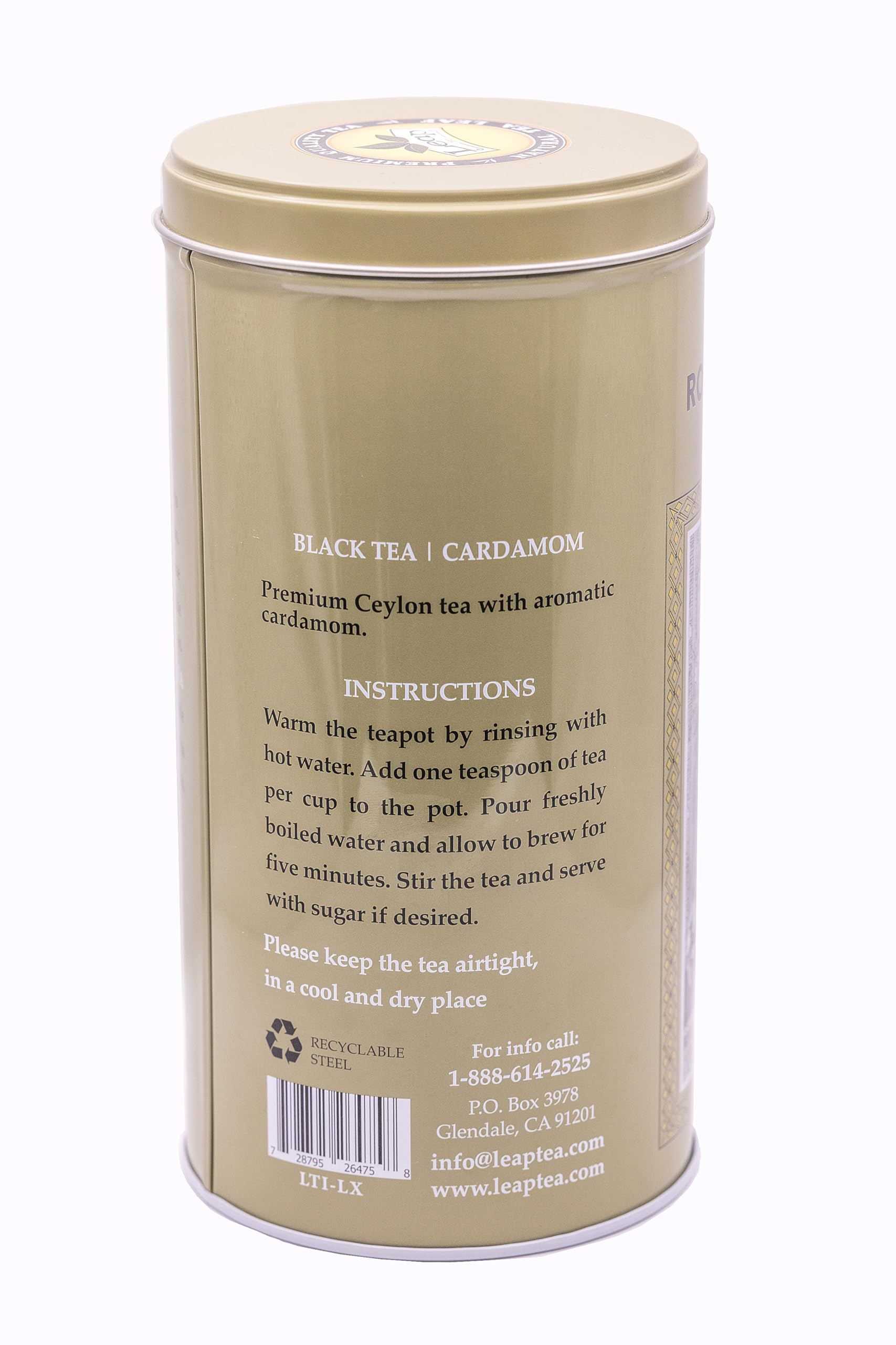 Premium Ceylon Black Tea - Loose Leaf - 12 oz - Pure Sri Lankan Tea, Rich Aroma & Full-Bodied Flavor - High Antioxidants - Ideal for Breakfast