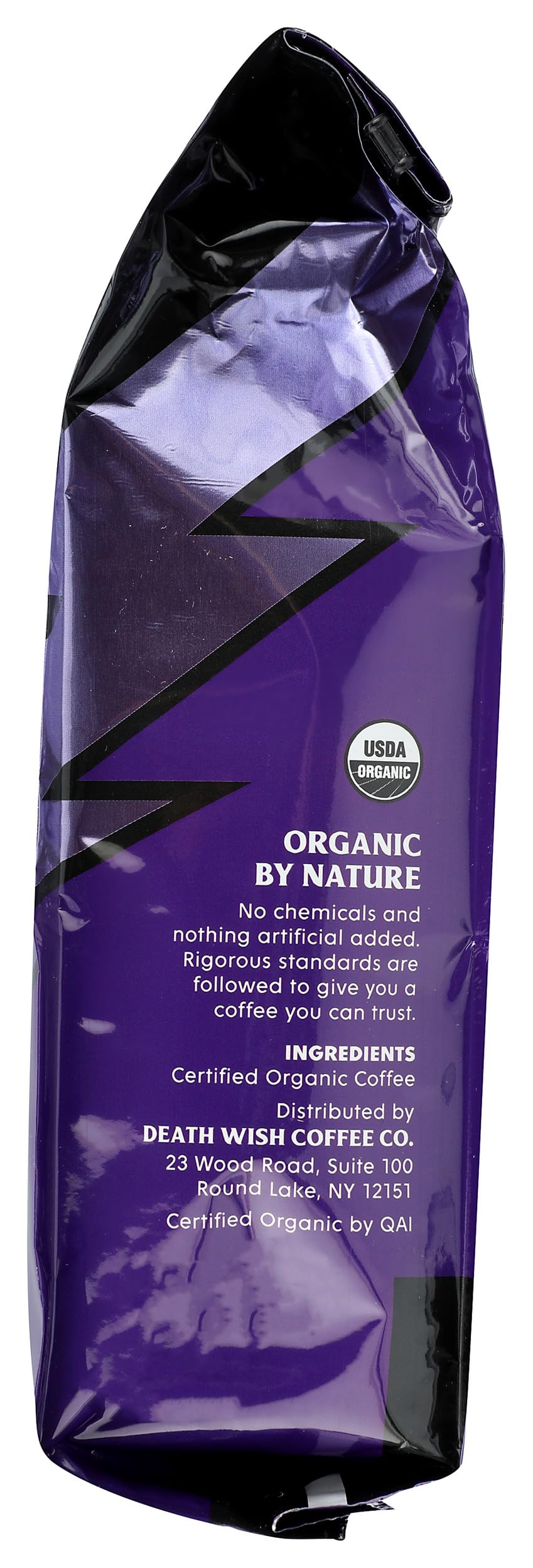 Death Wish Coffee Co Organic Espresso Roast Ground Coffee, 9 OZ
