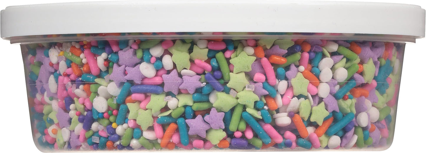 Cake Mate Unicorn Dessert Sprinkles - Unicorn Mix of Sprinkles/Jimmes, Perfect for baked goods, cookies, ice cream, cake, brownies 5.82oz