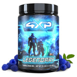 4XP Legendary Blue Raspberry Gaming Energy Drink Mix| Low-Cafeine Nootropic Powder with B Vitamins & Bold Blue Raspberry Flavor for Gamers |