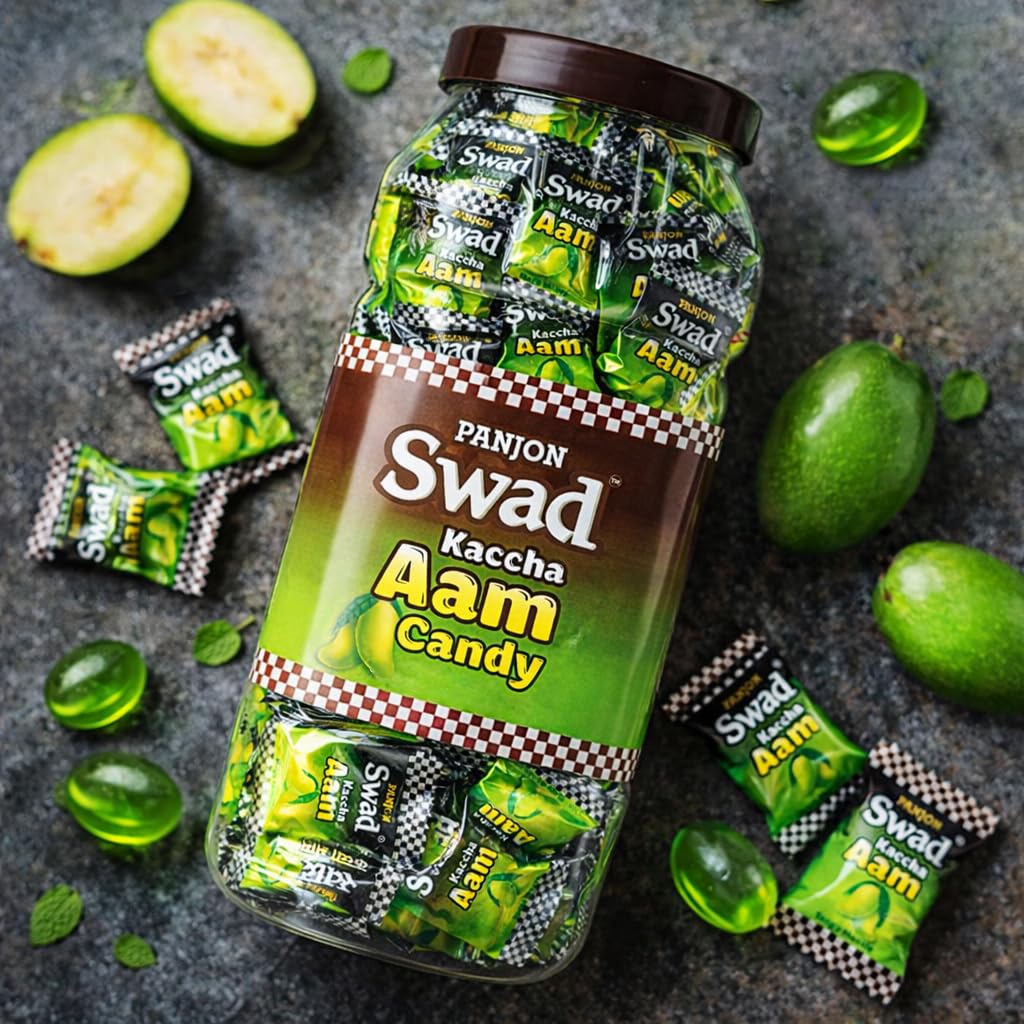 Swad Digestive Chocolate Candy Jar, Kacha Aam, 927g