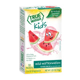 True Lemon Kids Wild Watermelon 10ct, Drink Mix for Kids Hydration, No Artificial Sweeteners, Low Sugar Water Flavoring, Juice Powdered Drink Mix