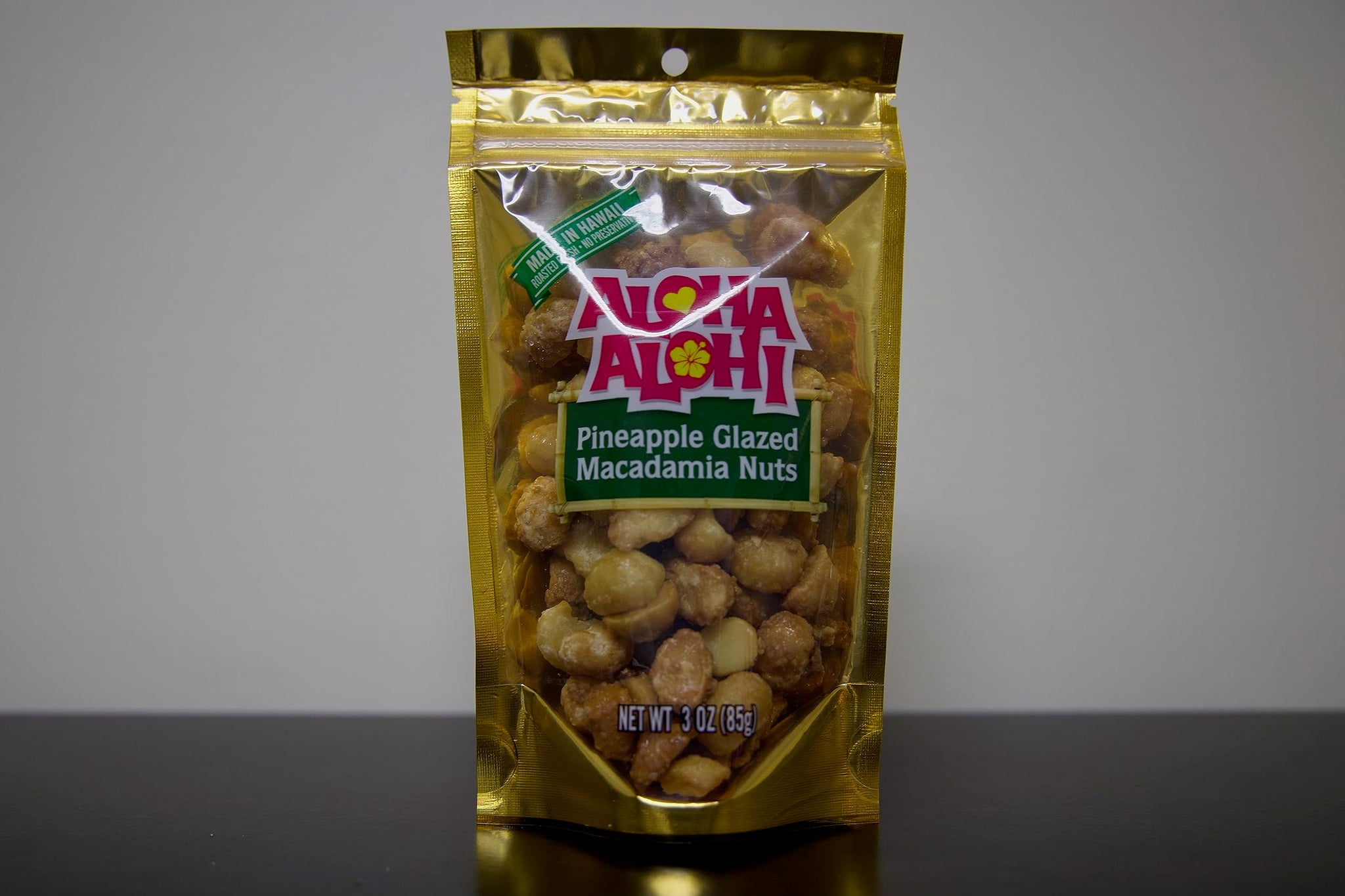 Aloha Alohi's pineapple glazed macadamia nuts