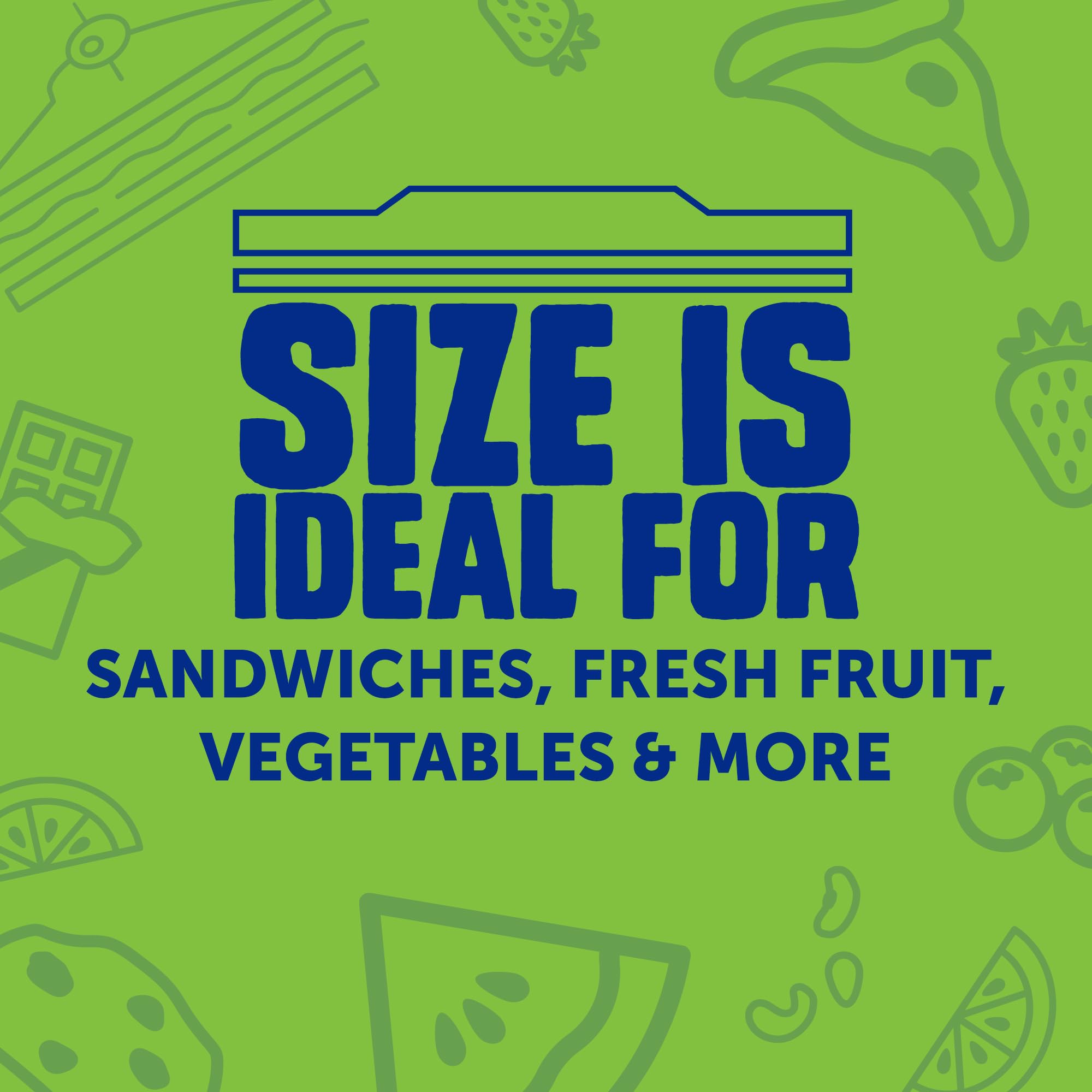 Ziploc XL Sandwich and Snack Bags with EasyGuide Texture, Plastic Storage Bags with Grip 'n Seal Technology, 90 Bags Total