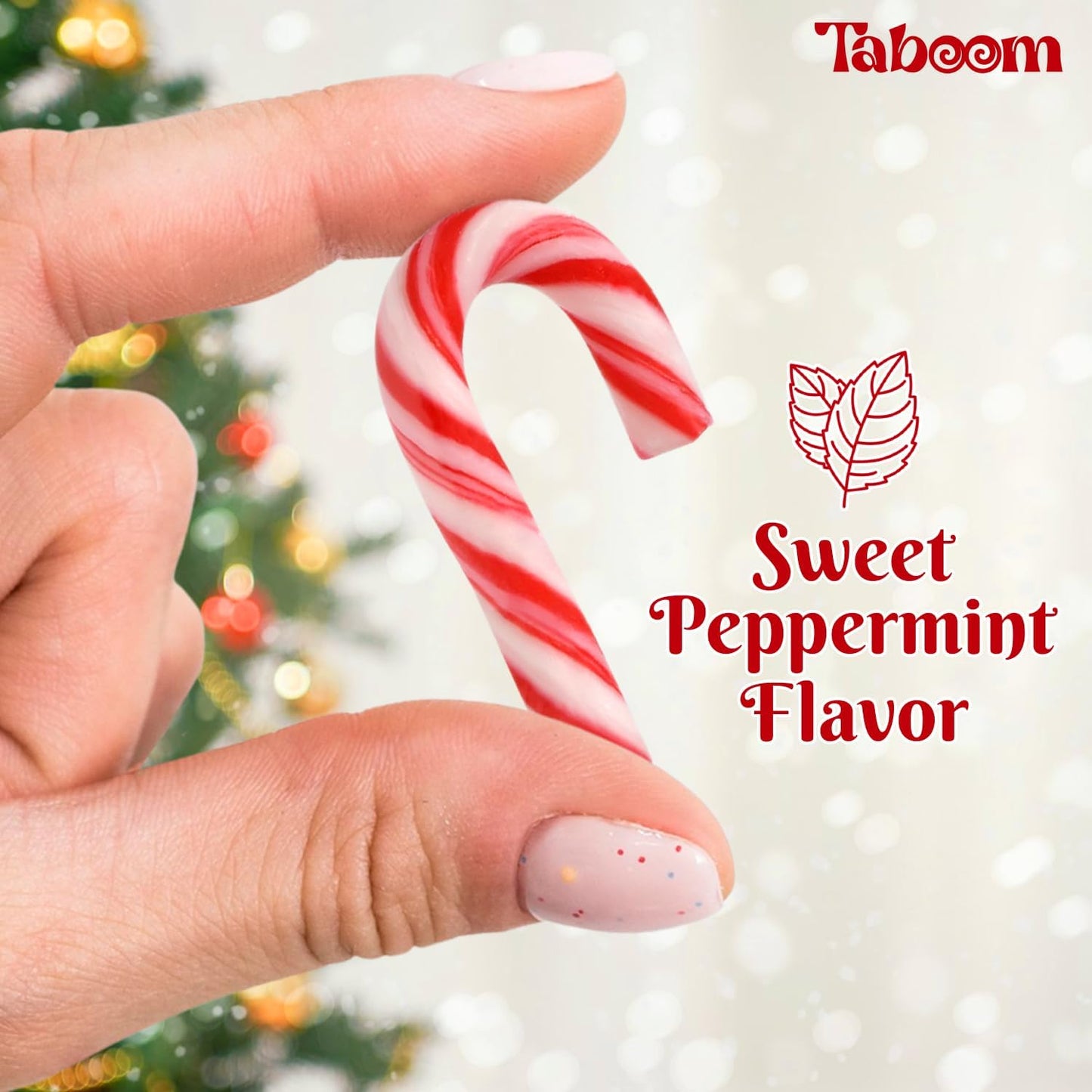 Bulk Mini Candy Cane Individually Wrapped 220 Pack - Small Peppermint Candy Canes Naturally Flavored Red & White Christmas Candy For Holiday Gifts