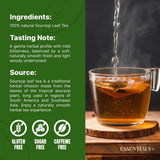 Premium Soursop Leaf Tea Bags 50 Count (4oz) | Graviola Herbal Tea Caffeine Free | Natural Antioxidant Wellness Tea | Hojas de Guanabana