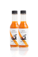 Nine Orchard Apple Habanero Hot Sauce, 5 fl oz, 2 Pack Gluten-free | All-natural ingredients | No artificial preservatives | Small-batch crafted