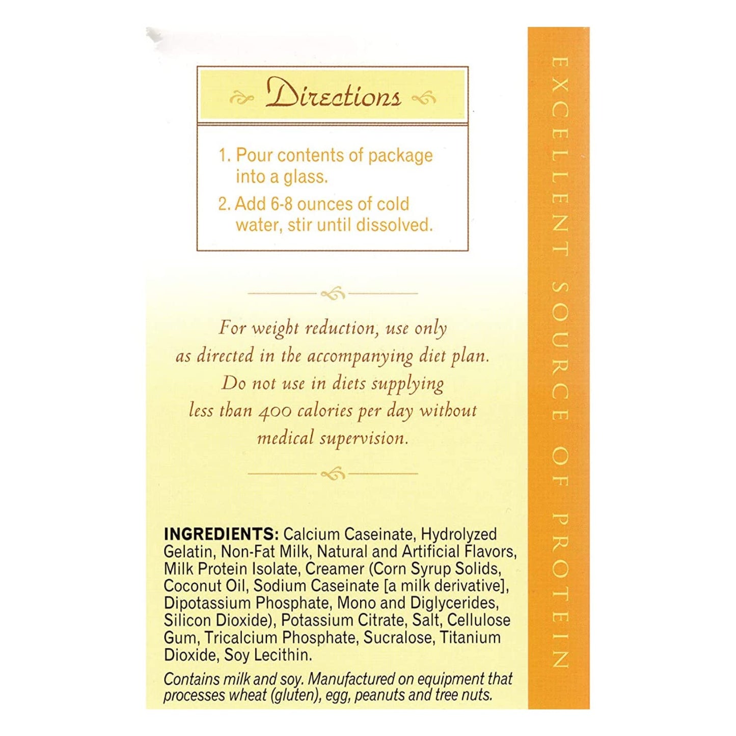 FITWISE - High Protein Instant Drink Mix, 15g Protein, Low Calorie, Low Carb, Low Fat, Gluten Free, Aspartame Free, KETO Diet Friendly, Ideal Protein