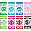PUR Gum 8 Flavor Assortment Spearmint, Peppermint, Pomegranate Mint, Wintergreen, Cinnamon, Coolmint, Chocolate & Bubblegum