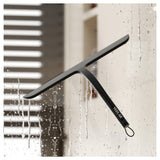 VEELAR Shower Squeegee for Shower Glass, Bathroom Glass Cleaning Tool with Hook Mount, Squeegee for Glass Doors, Window Cleaning, Tile Shower Walls