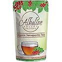 Sarsaparilla Tea - 100% Organic and Alkaline - 15 Unbleached/Chemical-Free Sarsaparilla Tea Bags - Caffeine-Free, No GMO