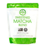Aiya Sweetened Matcha Blend Powder - Matcha Latte Powder With Antioxidant-Rich Japanese Green Tea & Pure Cane Sugar - Ideal for Smoothies, Lattes