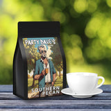 Party Dave’s Southern Pecan Flavored Whole Bean Coffee - 100% Arabica, Small Batch Roasted - Smooth & Rich with Buttery Pecan Sweetness - Fresh
