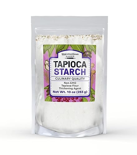 Tapioca Starch By Unpretentious Baker, 10 oz, Vegan & Gluten-Free, Cornstarch Replacement