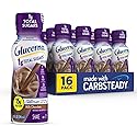 Glucerna 1g Total Sugars, Chocolate Diabetes Care Shake, Diabetic Drink to Support Blood Sugar Management, 15g Protein, 180 Calories, Ready to Drink