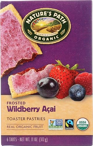 StarSun Depot (NOT A CASE) Organic Frosted Toaster Pastries Wildberry Acai