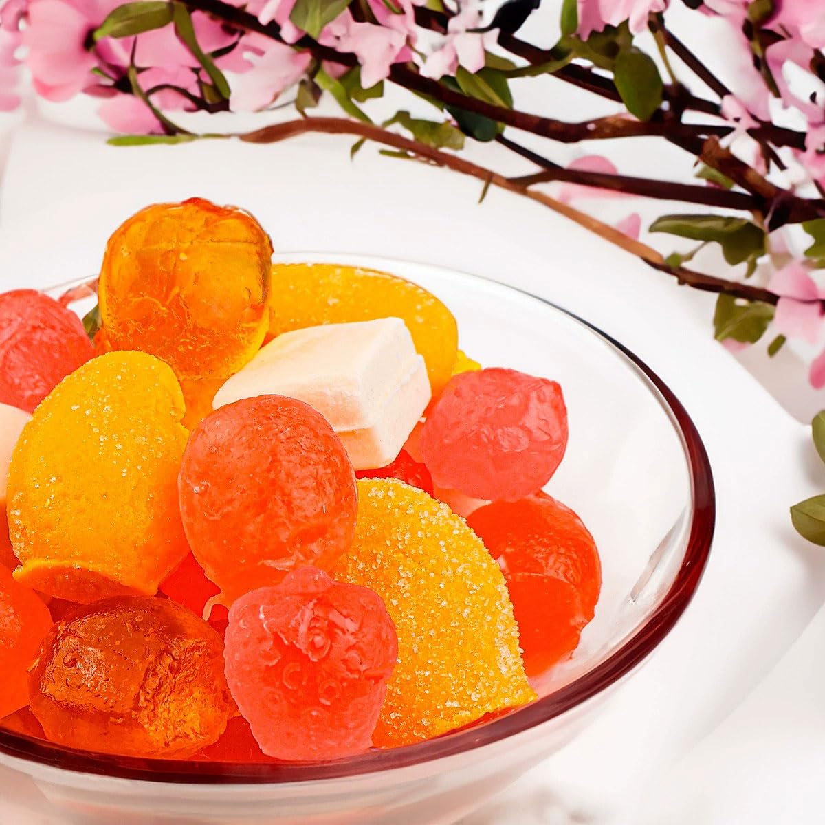 Fruit Gummies Candy, 60% Juice Content, 110g, 3 Pack (Mango * 3 boxes)