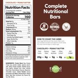 Extend Sugar Free Protein Bars, Perfect Diabetic Snacks, High Protein and Fiber, Hunger Control & Steady Energy, Low Carb, Keto Friendly (12 Count