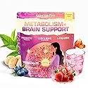 Monbrizz Instant Yerba Mate Powder - Coffee Alternative Energy Drink with Lion's Mane, L-Theanine, Probiotics & Prebiotics - Mental Clarity & Focus