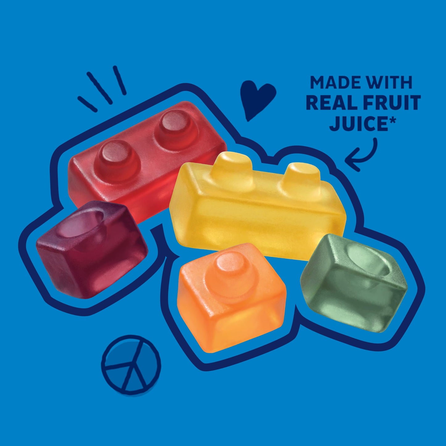 Annie's Organic Building Blocks Fruit Flavored Snacks, Assorted Fruit Flavors, Gluten Free, 22 Pouches, 15.4 oz.