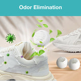 Odor Deodorizer & Insect Repellent Balls, 12-Pack x2, Plant-Based, All-Natural Scent, Bug & Moth Deterrent for Shoes, Gym Bags, Drawers, & Lockers