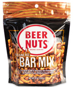 Beer Nuts Hot Habanero Snack Mix, Travel Size, Crunchy Party Pretzels, Cheese Sticks, Sesame Sticks, Roasted Corn Nuts, & Original Roasted Sweet