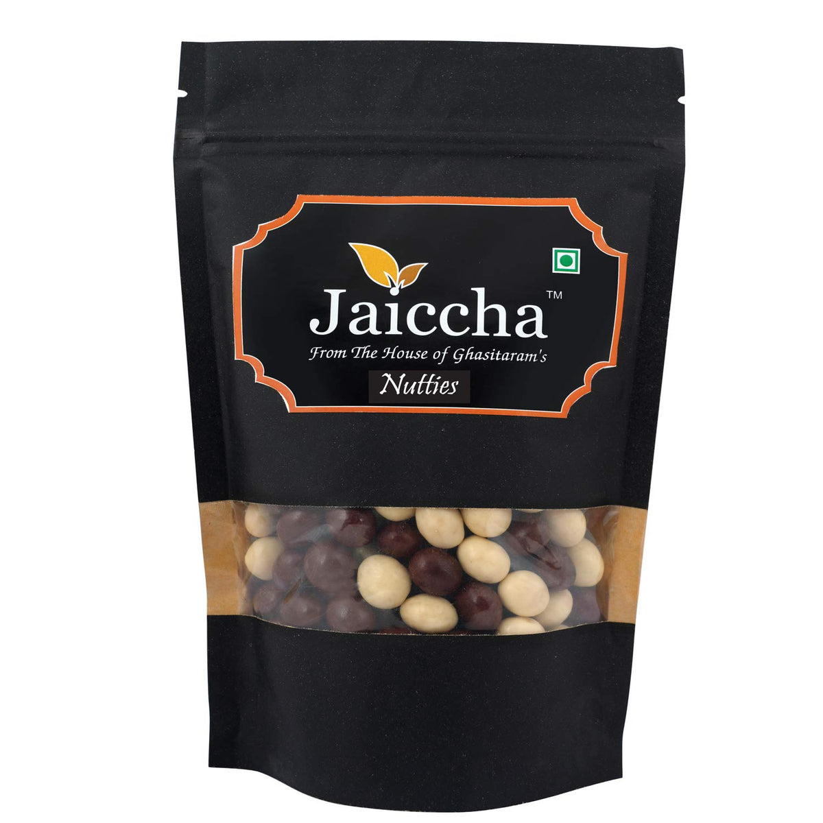 Jaiccha Ghasitaram Nutties 200 GMS in Black Paper Pouch