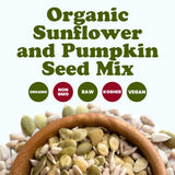 Food to Live Organic Sunflower and Pumpkin Seed Mix, 4 Pounds - Natural Snack, Rich in Protein, Perfect for Snacking, Baking and Salads, Raw, Vegan