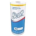 Scott Choose-A-Sheet Mega Kitchen Roll Paper Towels, 1-Ply, 4.8 x 11, White, 102/Roll, 24/Carton