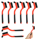 8Pcs Nylon Cleaning Brushes, Bristles Scratch Brush Set, Nylon Bristle Brushes Small Cleaning Brushes for Daily Cleaning Dirt Removal