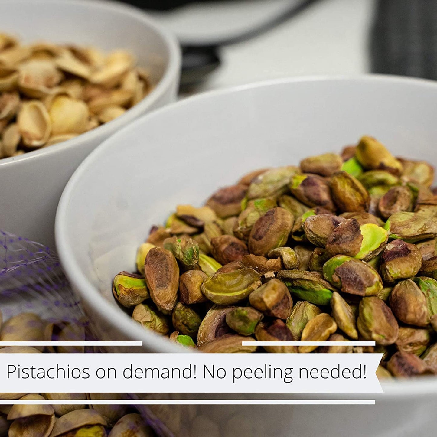 Premium California Roasted Unsalted Shelled Pistachio Kernels by Its Delish - 1 lb Bulk Bag, Fresh & Crunchy Dry Roasted Pistachio Nuts No Shell No