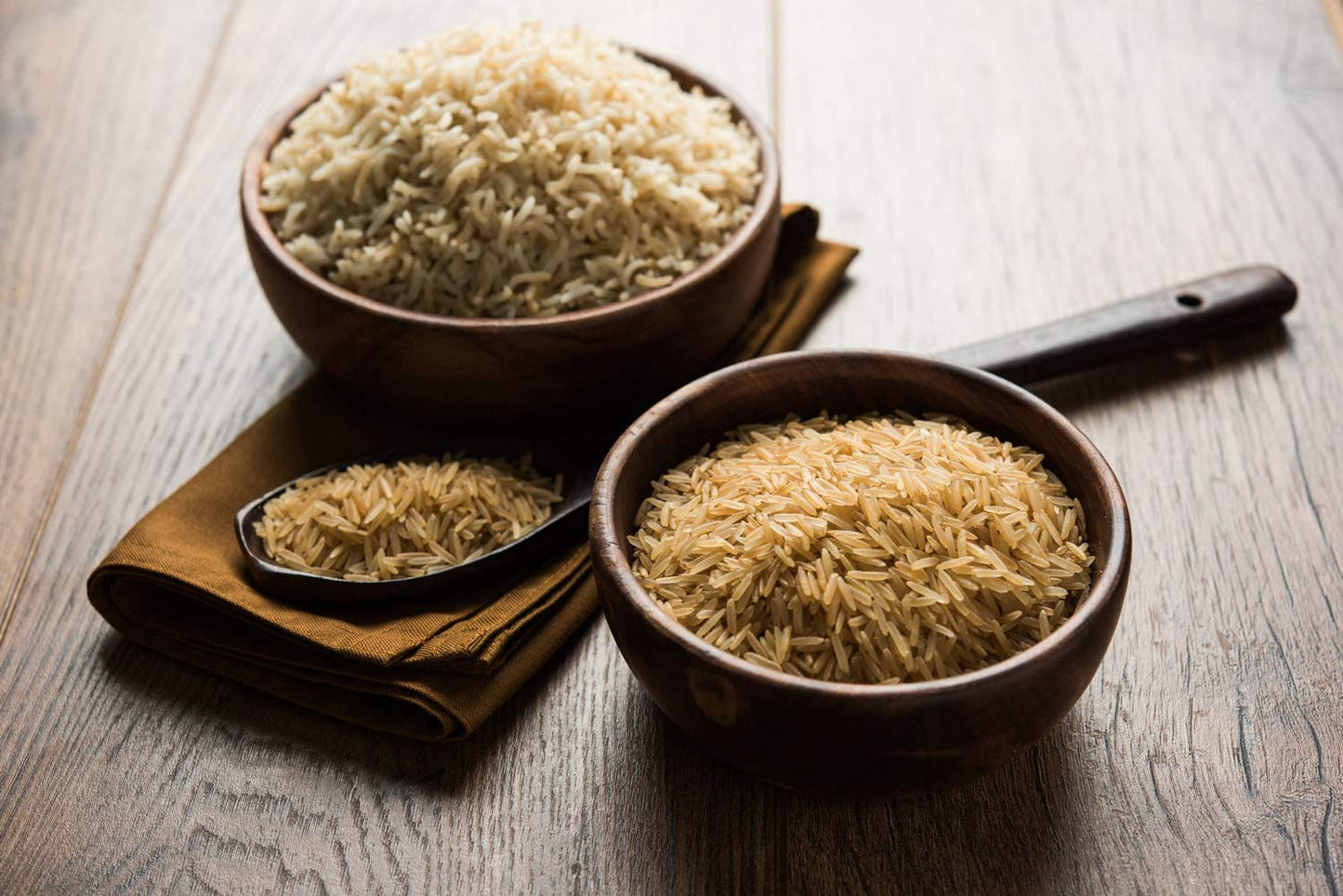 Food to Live Brown Basmati Rice, 3 Pounds - Whole Grain, Long-Grain Rice Variety, Fragrant, Kosher, Vegan. Less Starch. High in Dietary Fiber. Great for Making Stir-Fries, Curries, and Pilafs.