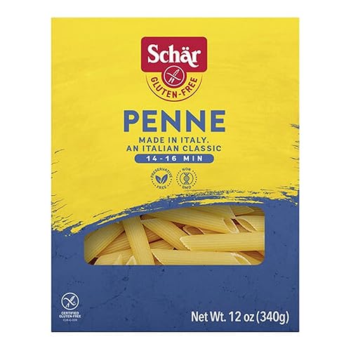 Schar - Penne - Certified Gluten Free - No GMO's, Lactose or Wheat - (6.2 oz) 10 Pack