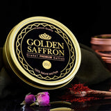 Golden Saffron, Finest Pure Premium All Red Saffron Threads, Grade A+ Super Negin, Non-GMO Verified. For Tea, Paella, Rice, Desserts, Golden Milk