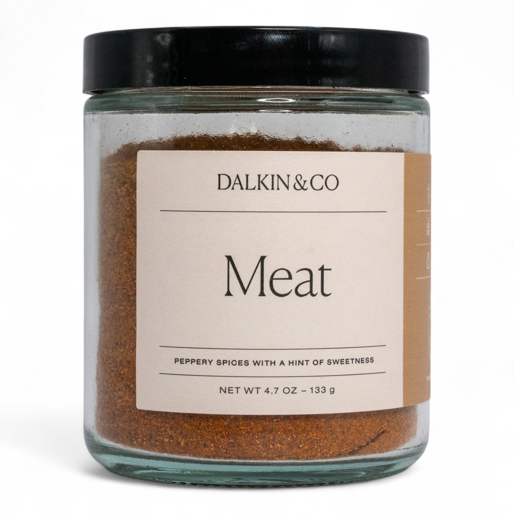 Dalkin & Co. Meat, Chipotle, Brown Sugar, Cumin & Garlic Blend, Smoky Sweet Cooking Seasoning Rub for Pantry & Kitchen, Eco Friendly Reusable Jar