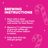 Dunkin’ White Chocolate Peppermint Artificially Flavored Ground Coffee, 11 oz. Bag