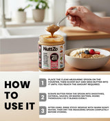 Natural Power Fuel, 12 OZ Bundle with Silicone Spatula - Nut & Seed Butters Spread with Smooth Texture and Light Sea Salt Notes for Versatile Snacking