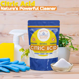 Pure Food Grade Citric Acid - 8 oz (227 g) of Premium, Multi-Use Powder for Cooking, Canning, Cleaning & More - Non-GMO, Kosher, Food-Safe - Boosts