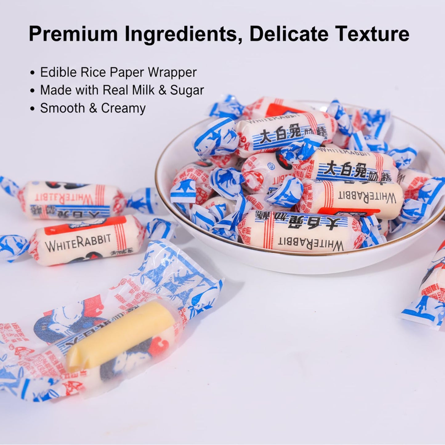 White Rabbit Creamy Candy 7.41oz/210g- Chinese China Asian International Food by White Rabbit Shanghai Specialty Guanshengyuan ?????