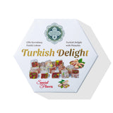 Me?hur Safranbolu Lokumcusu Turkish Delight Pistachios: Gourmet Candy & -Snack Lovers, Turkish Delight Candy Gift Box (7.1 oz)