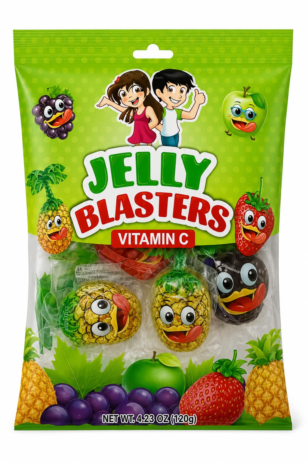 Mi Dulce Mexico Jelly Blasters liquid Candy 11.29oz bag