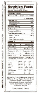 Keep It Real Food Co. No Grain Granola, 10 oz