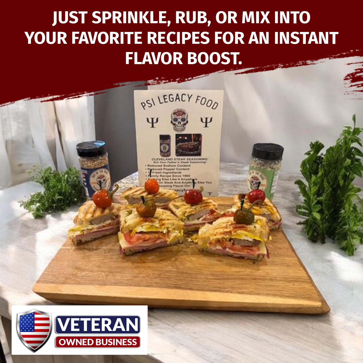 PSI Legacy Food Big Spice Pack Gourmet Blend, Bold Flavor Seasonings for Cooking and Grilling, Gluten-Free, Low Sodium and All-Natural No Additives or