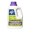 LaundraPet 3X Strength Premium Laundry Detergent with Enzyme Cleaner - 64 Oz (96 Washes) Pet Stain and Odor Eliminator, Enzymatic Detergent by Alpha