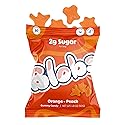 Blobs Gummy Candy 2g Sugar Healthy Gummies - Low Net Carb & Low Calorie - No Sugar Alcohols, Vegan, Gluten Free, No Dyes -1.8 oz per bag (Pack of 6)