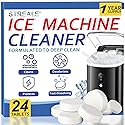STREALE Ice Machine Cleaner Maker and Descaler - 24 Ice Maker Cleaner Tablets Compatible with All Major Brands, Nickel Safe Descaler Countertop