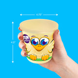 Fun Sweets Cotton Candy - 2 Pack - Chicks CottonCandy in 1.5 oz Tubs - Individual Carnival Cotton Candy Tubs