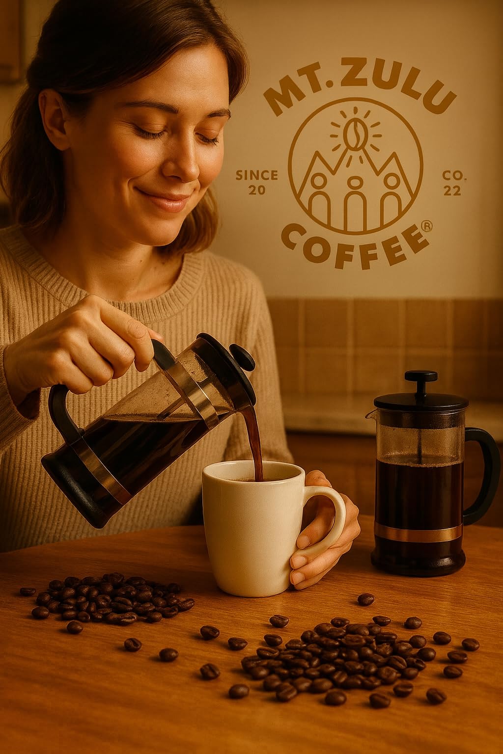 Premium Gourmet Colombian Coffee - Ground, 100% Arabica, Medium Roast, Balanced & Smooth Taste - 12 oz