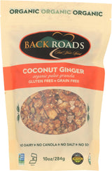 Back Roads, Granola Pineapple Ginger Organic, 10 Ounce